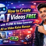 How to Create AI Videos FREE with FLOW AI Video Generator | AI se Video Kaise Banaye