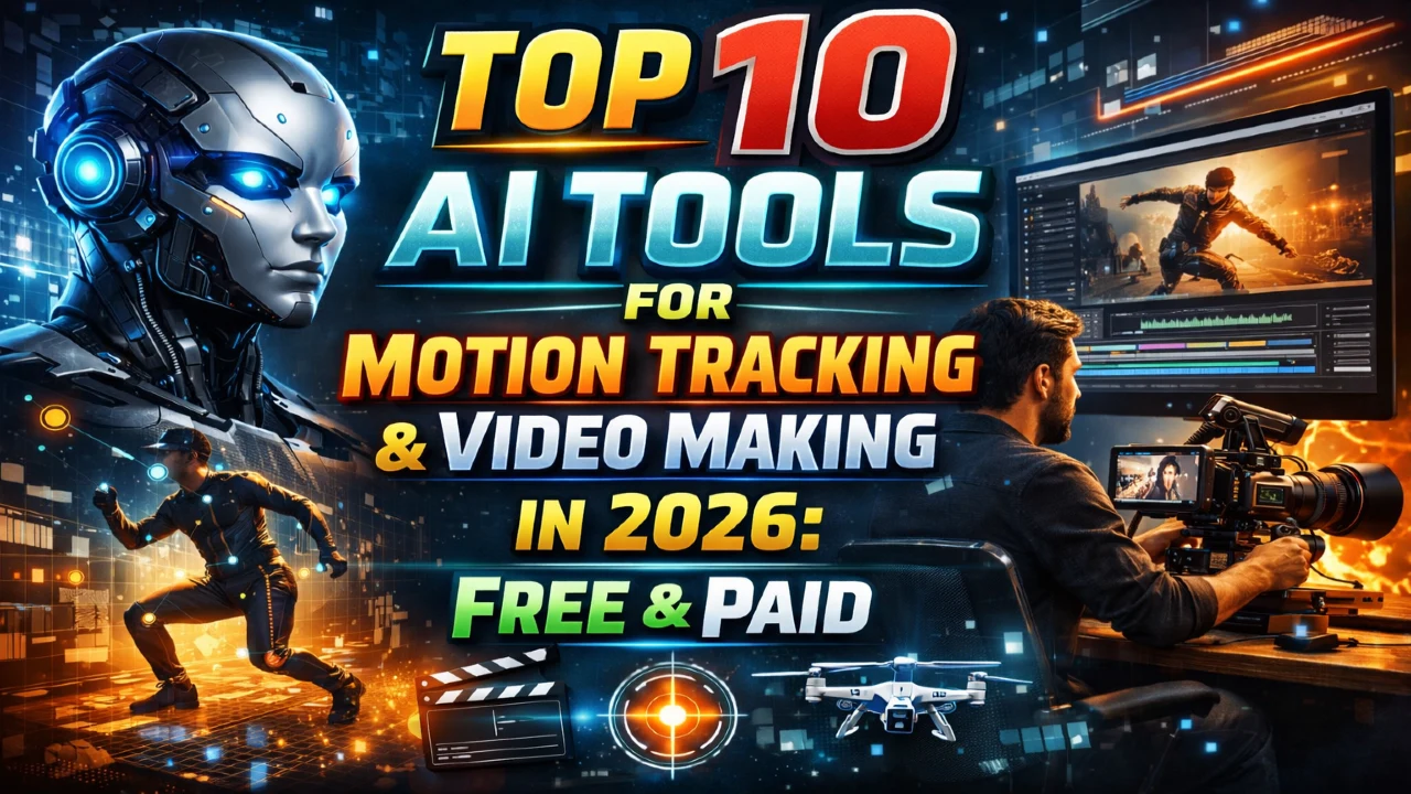 Top 10 AI Tools for Motion Tracking and Video Making in 2026: Free & Paid