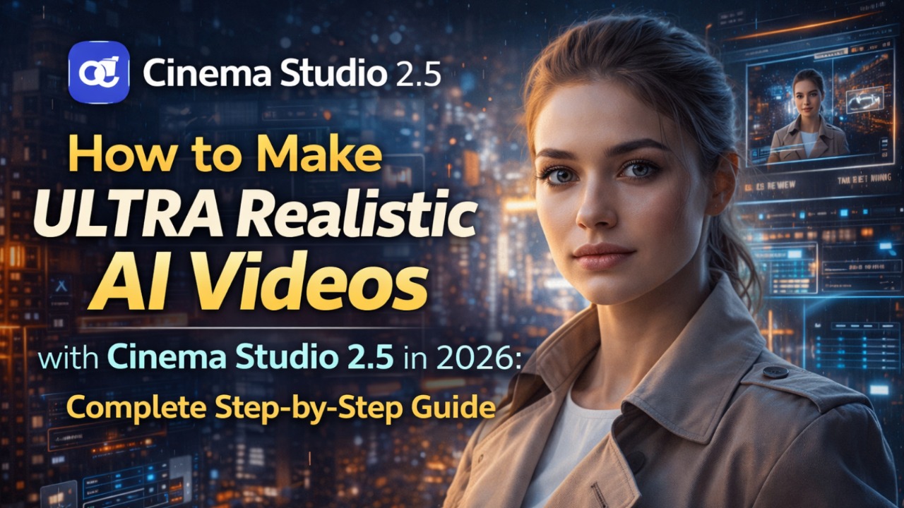 How to Make ULTRA Realistic AI Videos with Cinema Studio 2.5 in 2026: Complete Step-by-Step Guide