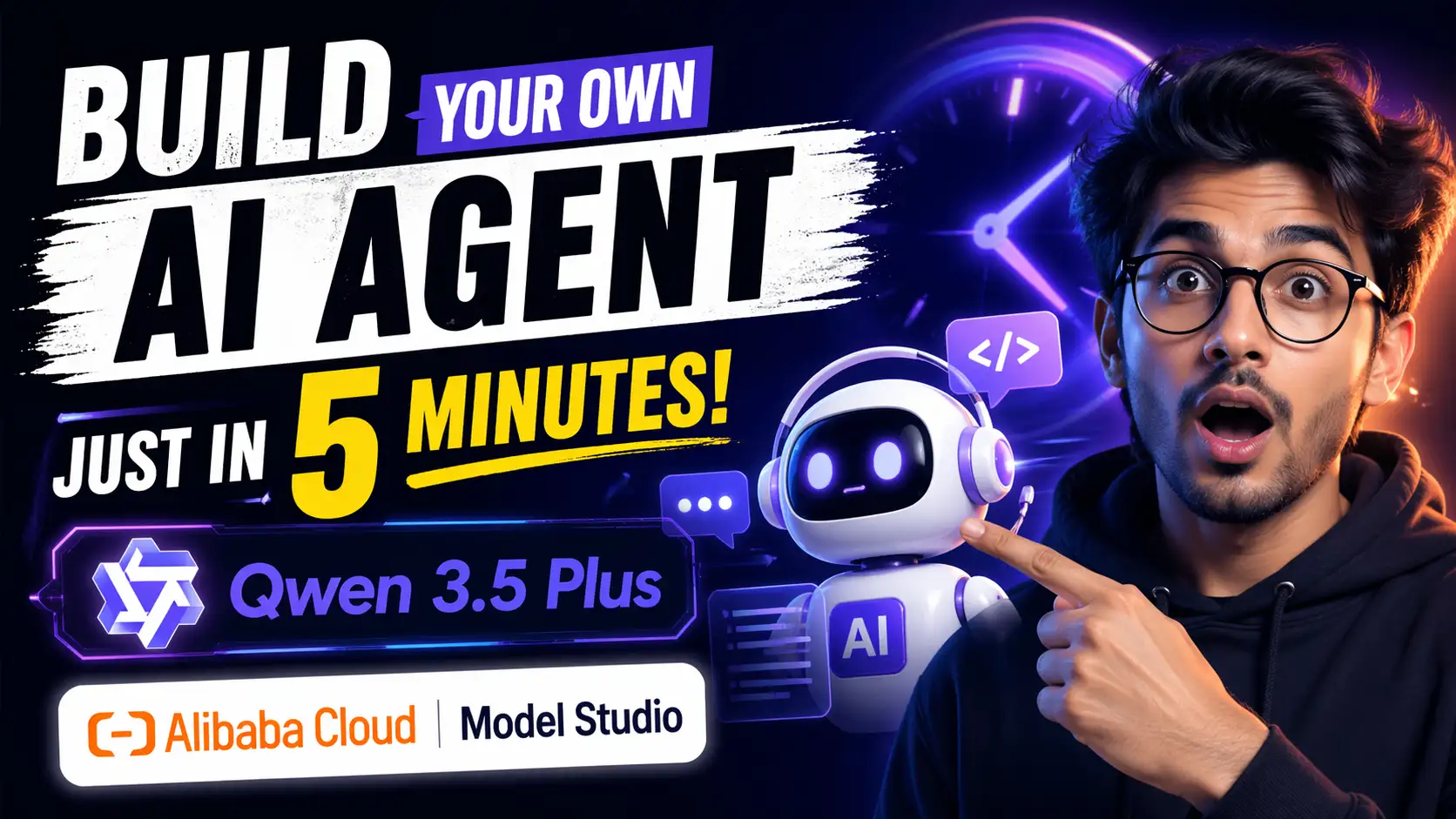 Build Your Own AI Agent Just in 5 Minutes! (Qwen 3.5 Plus) | Alibaba Cloud Model Studio